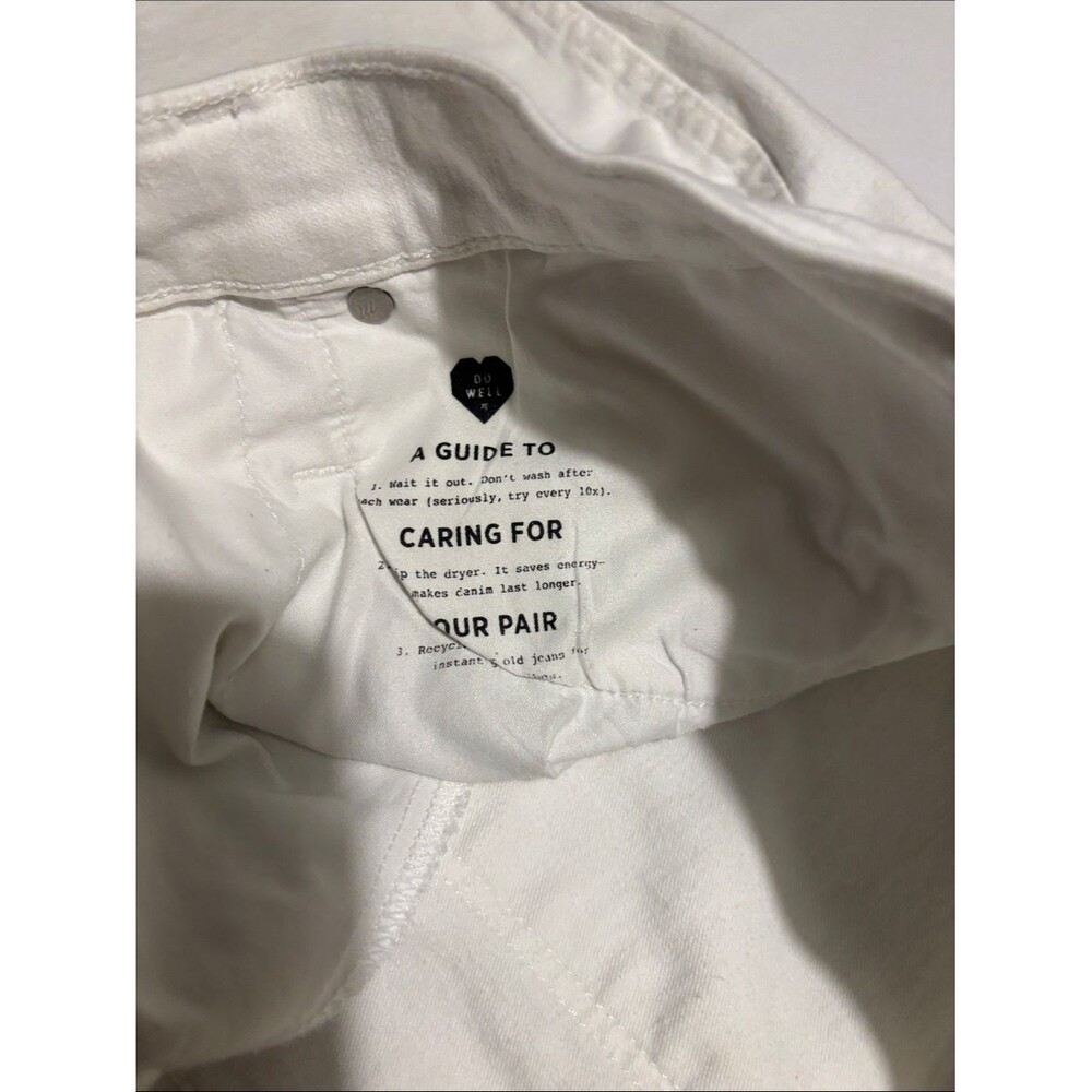 Madewell White Skinny Button-Fly Jeans - Picture 3 of 5